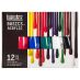 Liquitex BASICS Acrylic Assorted Colors Set of 12, 4oz Tubes