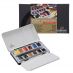 Rembrandt Watercolor Monopigmented, Half-Pan Set of 12 + Brush