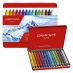 Caran d'Ache Neocolor II Aquarelle Water-Soluble Wax Pastel Tin Set of 15, Assorted Colors