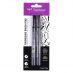 Tombow Fudenosuke Black Brush Pen Set of 2, Hard & Soft Tip