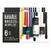 Liquitex BASICS Acrylic Assorted Colors Set of 6, 22ml