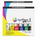 Daler-Rowney System 3 Fluid Acrylic Liner, Set of 6 Colors - 29.5ml