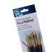 Princeton Real Value Brush Set 9133 Short Handle 6pk - Golden Taklon Bristles
