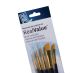 Princeton Real Value Brush Set 9139 Short Handle 5pk - Golden Taklon Bristles