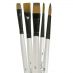 Simply Simmons Oil & Acrylic Brushes Wallet Set Synthetic LH (Pack of 5)