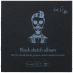 SMLT Authentic Black Sketch Album, 170 gsm, 5-1/2" x 5-1/2", 32 Sheets, Stitch Bound