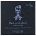 SMLT Authentic Baby Black Sketch Album, 170 gsm, 3-1/2" x 3-1/2", 32 Sheets, Glue Bound