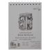SMLT Authentic Bristol Sketch Paper Pad, 185 gsm, A5 (5.75" x 7.5"), 30 Sheets, Spiral Bound