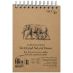 SMLT Authentic Brown Sketch Paper Pad, 135 gsm, A5 (5.75" x 7.5"), 80 Sheets, Spiral Bound