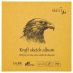 SMLT Authentic Kraft Sketch Album, 90 gsm, 5-1/2" x 5-1/2", 48 Sheets, Stitch Bound