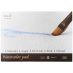 SMLT Traditional Watercolor Paper Pad - Cold Press, 260 gsm, 9" x 12", 20 Sheets, Glue Bound