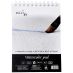 SMLT Traditional Watercolor Paper Pad - Cold Press, 260 gsm, A5 (5.75" x 7.5"), 20 Sheets, Spiral Bound