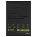 Stonehenge Aqua Watercolor Paper 140lb Cold-Press Pad -Black, 10"x14" (15 Sheets)