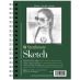 Strathmore 400 Series Recycled Sketch Pad 5-1/2" x 8 -1/2" (100 Sheets Fine Tooth)