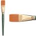 Princeton Lauren Series 4350 Golden Synthetic Brush - Stroke, Short Handle, Size 1"