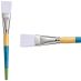Princeton Snap! Series 9850 White Synthetic Brush - Stroke, Short Handle, Size 1"