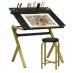 Studio Designs Stellar Drawing Table and Stool + Premier Metal Art Tray