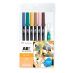 Tombow Dual Brush Pens Set of 6 - Manga Bird Set