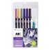 Tombow Dual Brush Pens Set of 6 - Manga Moon Set