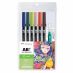 Tombow Dual Brush Pens Set of 6 - Manga Wind Set