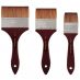 Mimik Kolinsky Synthetic Sable Short Handle Brush, Mottler Trio Set 2", 3", 4"