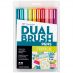 Tombow Dual Brush Pen Set of 10 - Tropical Colors