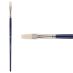 Creative Mark Vesta Synthetic Long Handle Brush - Flat, Size 6