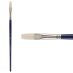 Creative Mark Vesta Synthetic Long Handle Brush - Flat, Size 8
