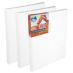 Vista Jute Universal Acrylic-Primed Stretched Canvas 30"x40" - 1-1/2" Deep (Box of 3)
