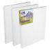 Vista Jute Oil-Primed Stretched Canvas 12"x16" - 1-1/2" Deep (Box of 3)
