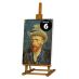Van Gogh Table & Display Easel Walnut Finish (Box of 6)