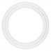 Ambiance Round Frame - White, 5" Diameter