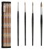 Winsor & Newton Series 7 Kolinsky Sable Watercolor Brush Super Set (Set of 4-Sizes 0, 2, 4 and 8)