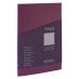 Fabriano EcoQua+ Notebook 8.3 x 11.7" Dot Grid Glue-Bound Wine