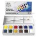 Winsor & Newton Cotman Watercolor Sketcher's Pocket Half Pan Set of 12 + Brush