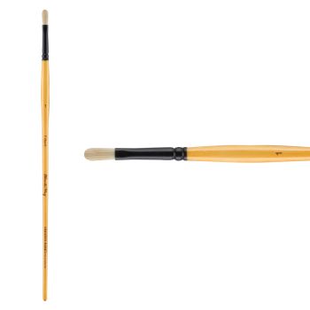 Jack Richeson Grey Matters Watercolor Round Brush Set - 12 Pack Non-Reflective Synthetic Brushes