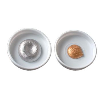 Genuine Shell Tablet - Silver, 0.4 grams