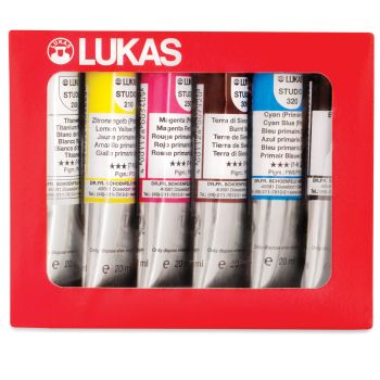 LUKAS Studio Oils Trial Set of 6 20 ml Tubes