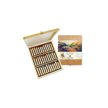 Sennelier Oil Pastels Wood Box Plein Air Set of 36 Standard - Assorted Colors