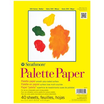 Strathmore 300 Series Palette Paper Pad 9x12in