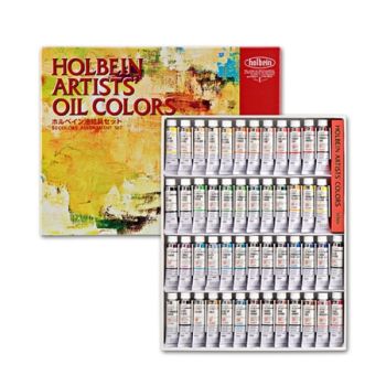 Holbein Extra-Fine Artists' Oil Color Set of 50 10 ml Tubes
