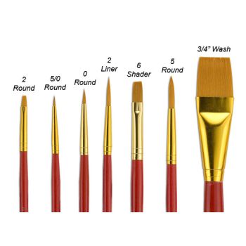 Fundamentals™ Short Handle Brush Set No. 15
