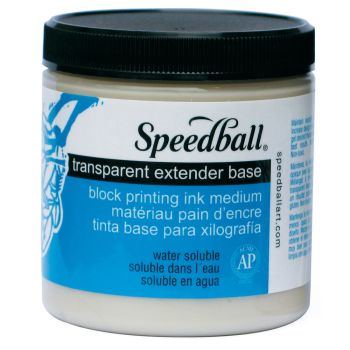 Speedball Transparent Extender Base 8 oz Jar