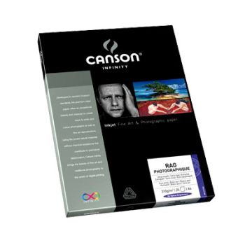 Canson Infinity Paper Packs Art Photo Rag Photographique (310gsm) 8-1/"2 x 11" (Box of 10)