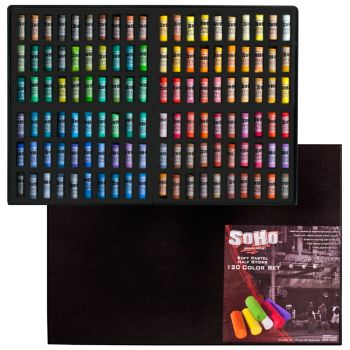 SoHo Urban Artist Soft Pastel Half Stick Set of 120 - Assorted Colors
