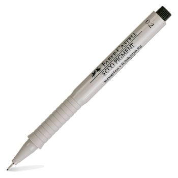 Faber-Castell Ecco Pigment Fine 0.2mm Black Ink Pen