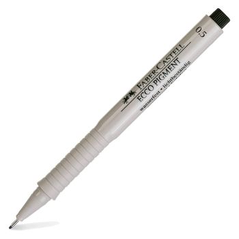 Faber-Castell Ecco Pigment Fine 0.5mm Black Ink Pen