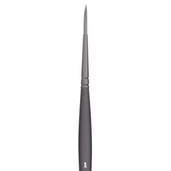 Jack Richeson Grey Matters Series 9833 Short Handle # 1 Synthetic Watercolor Liner