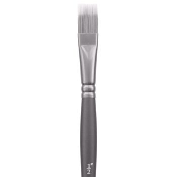 Jack Richeson Grey Matters Series 9835 Short Handle 1/2In Synthetic Flat Rake