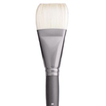 Jack Richeson Grey Matters Series 9843 Long Handle Sz 20 Bright Bristle Oil Brush